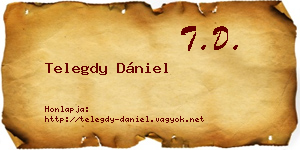 Telegdy Dániel névjegykártya