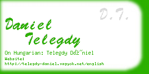 daniel telegdy business card